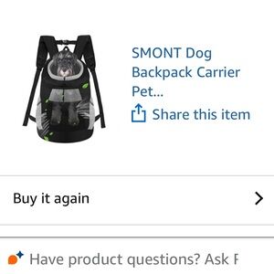 Black and Gray Backpack with Reflective Straps and Breathable Mesh